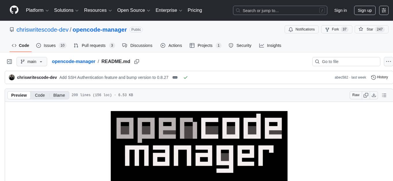 opencode-manager Screenshot