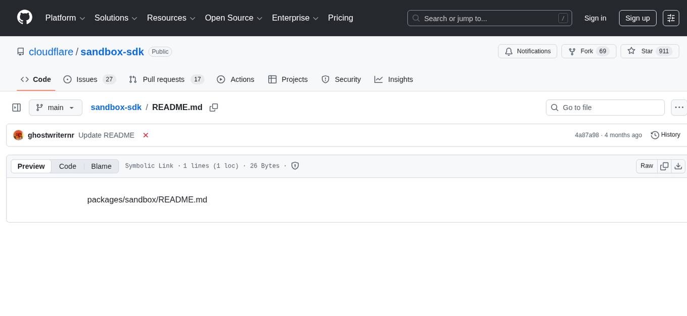 sandbox-sdk Screenshot