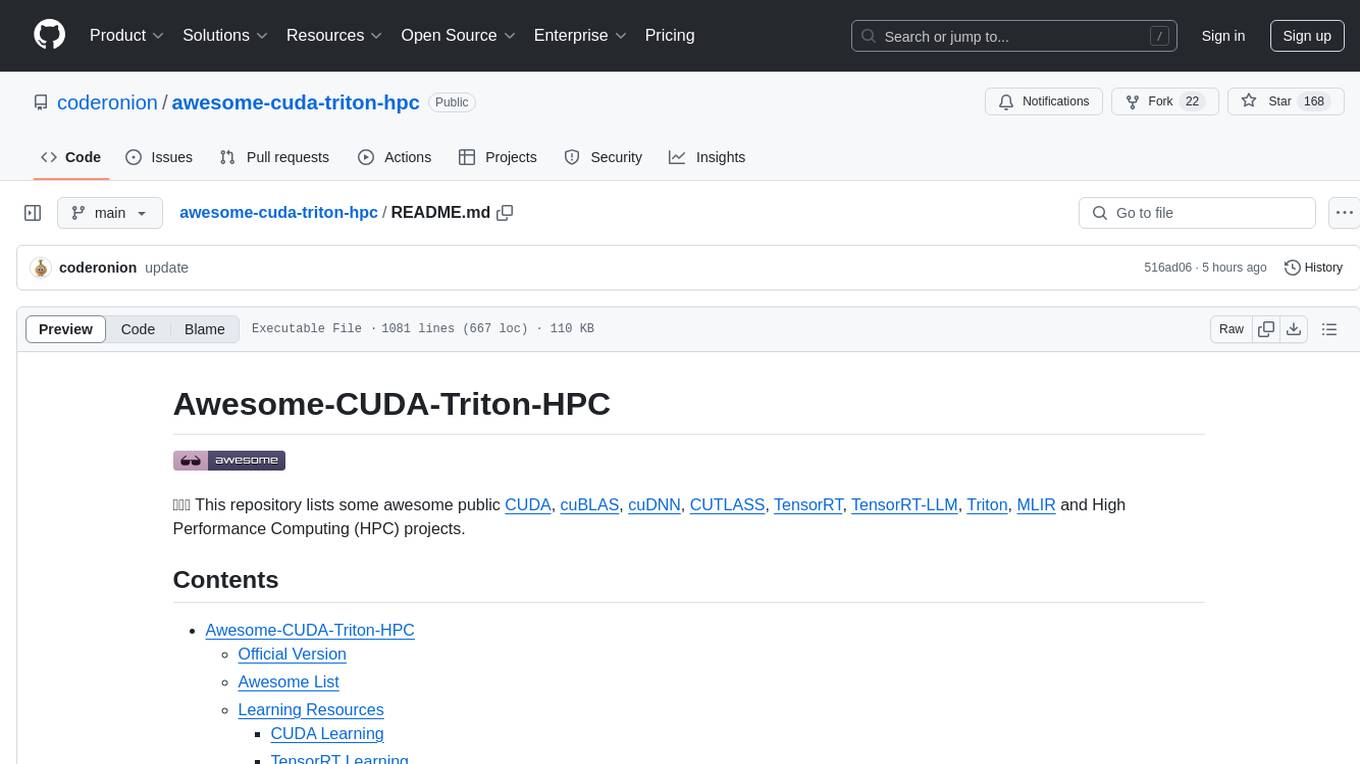 awesome-cuda-triton-hpc Screenshot