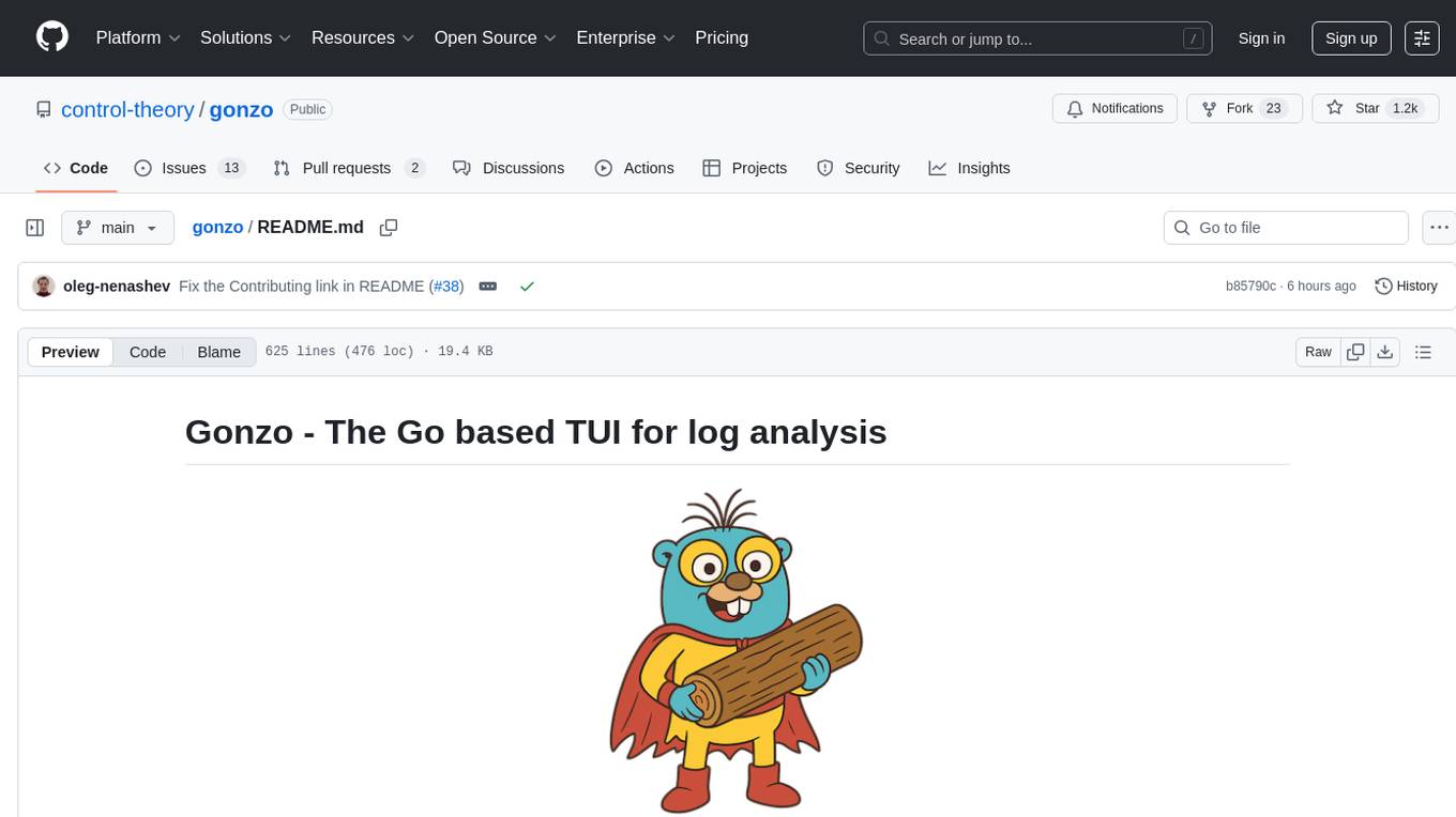 gonzo Screenshot