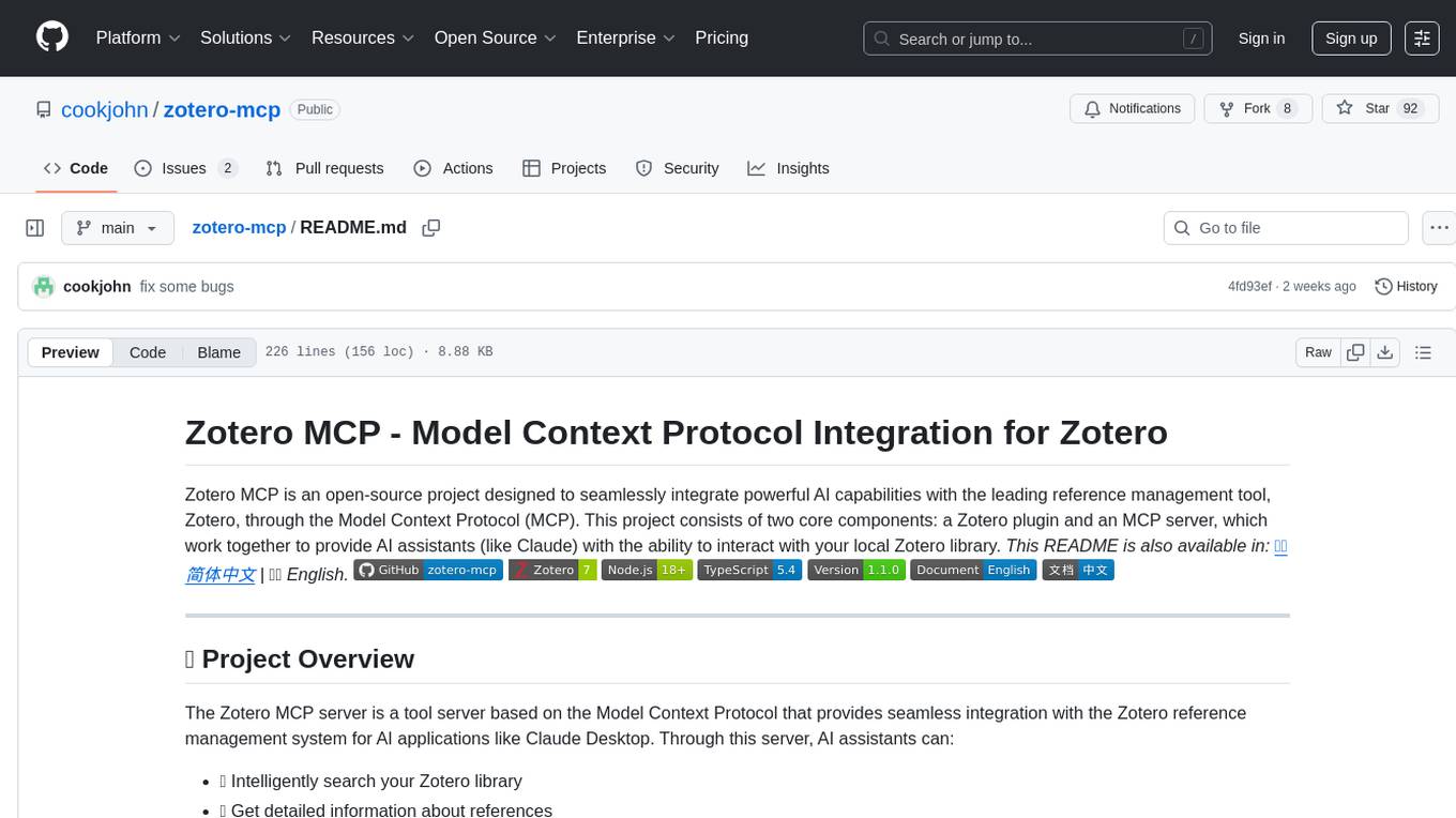 zotero-mcp Screenshot