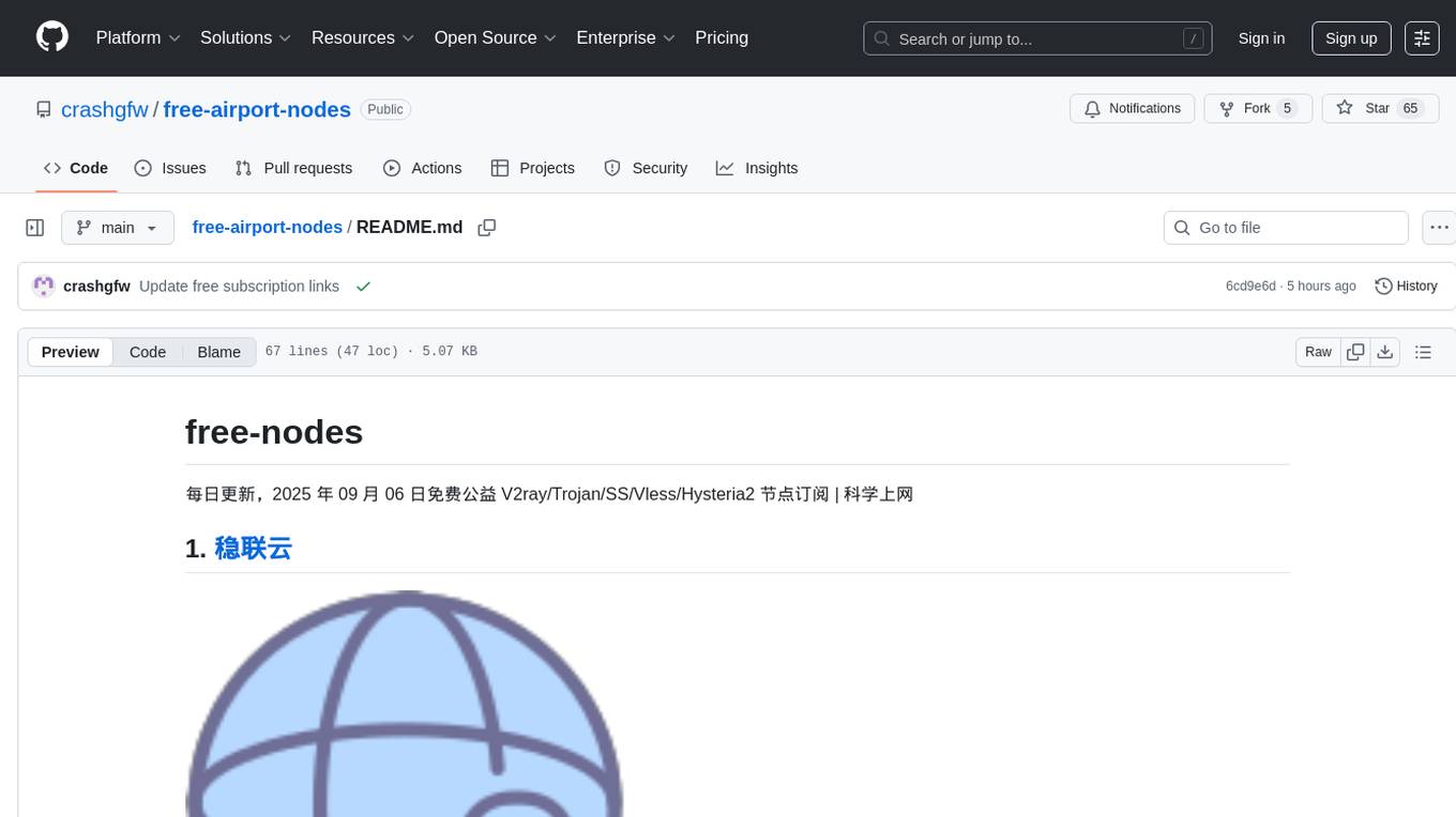 free-airport-nodes Screenshot