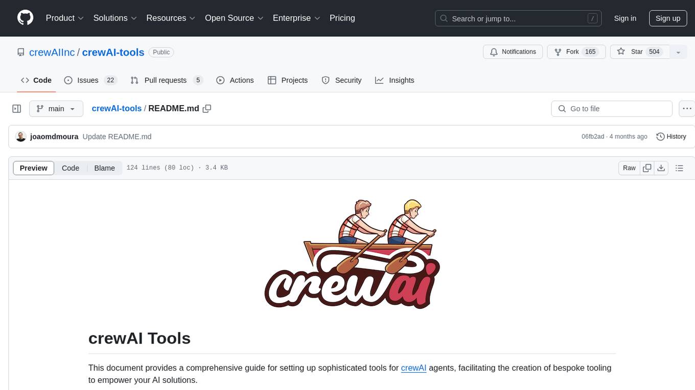 crewAI-tools Screenshot