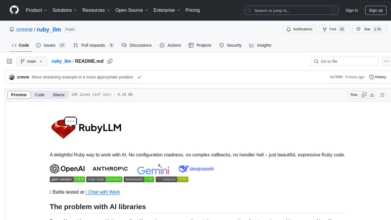 ruby_llm Screenshot