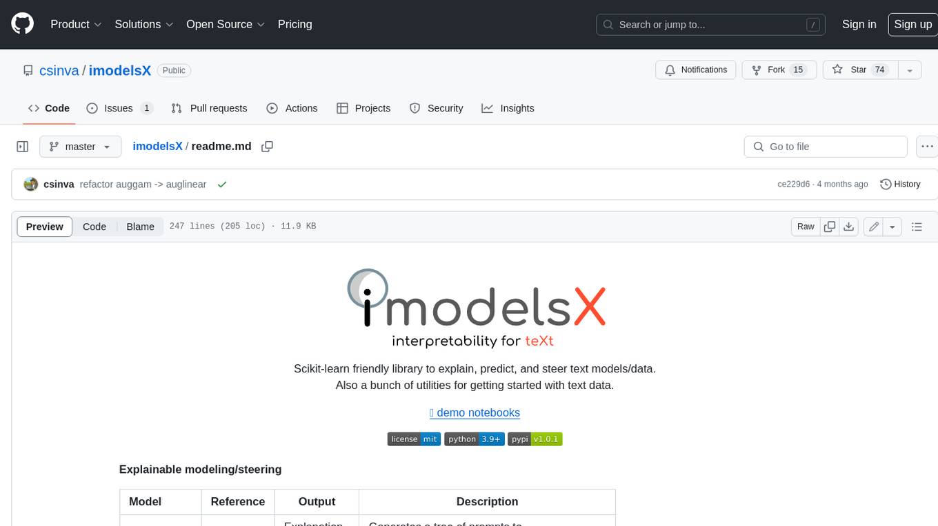 imodelsX Screenshot