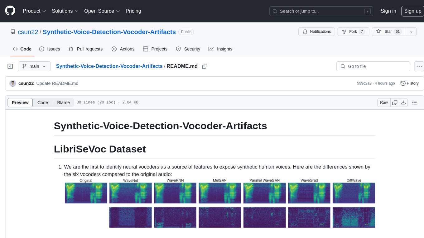 Synthetic-Voice-Detection-Vocoder-Artifacts Screenshot