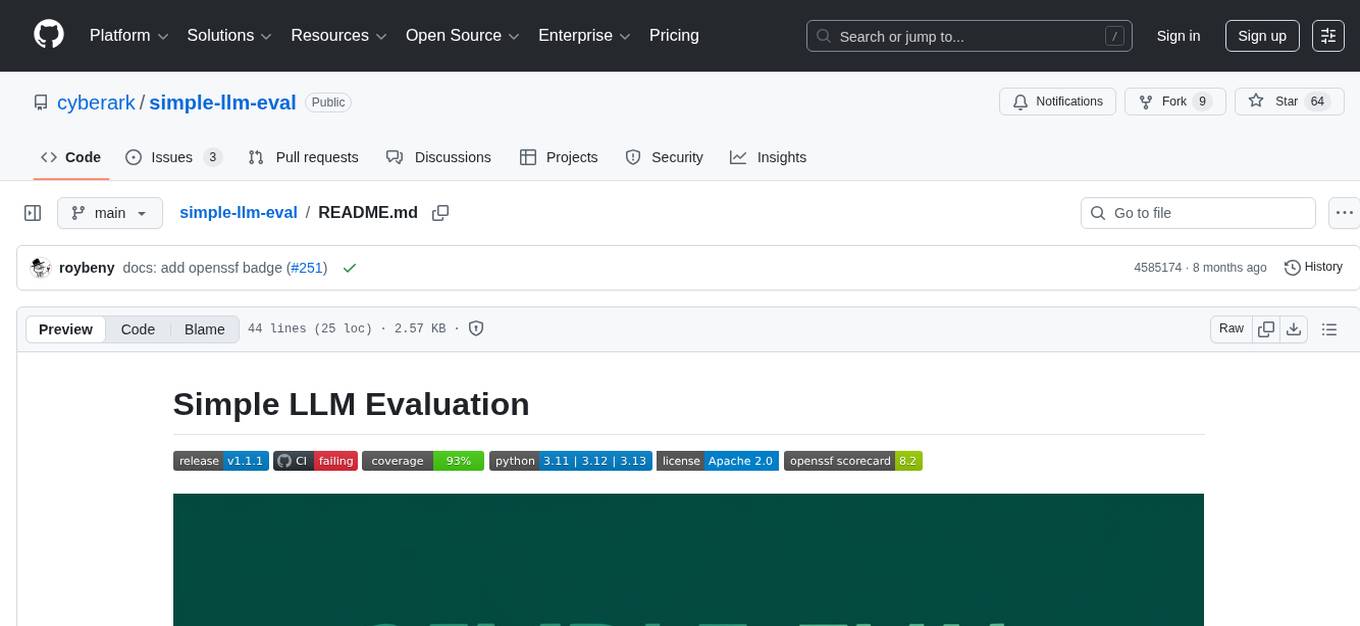 simple-llm-eval Screenshot