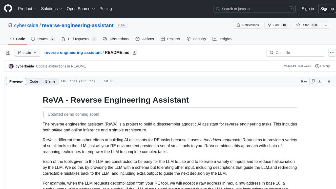 reverse-engineering-assistant Screenshot