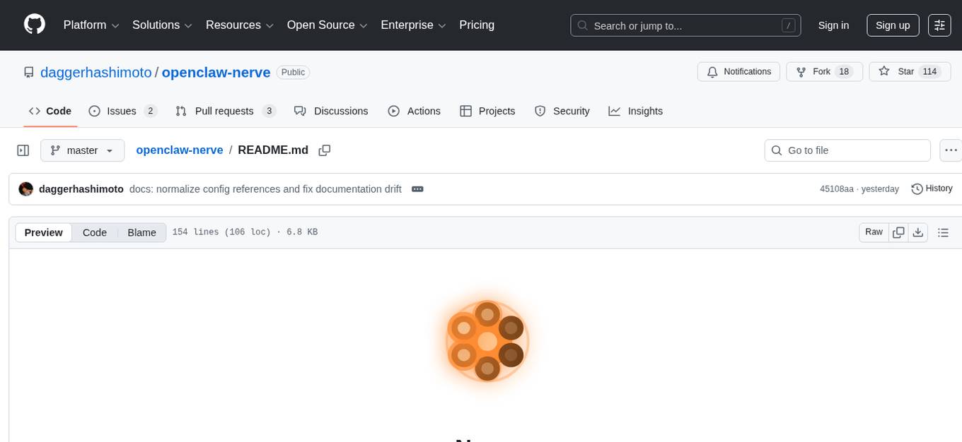 openclaw-nerve Screenshot