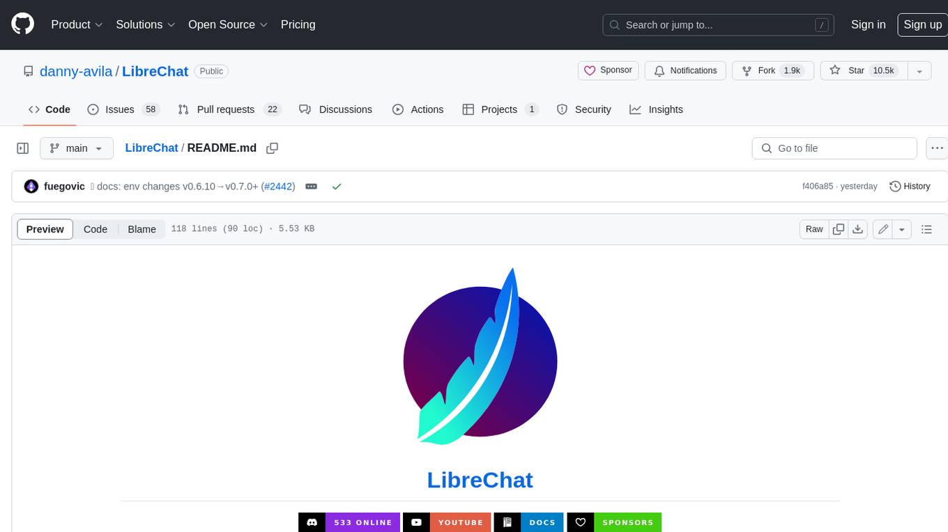 LibreChat Screenshot