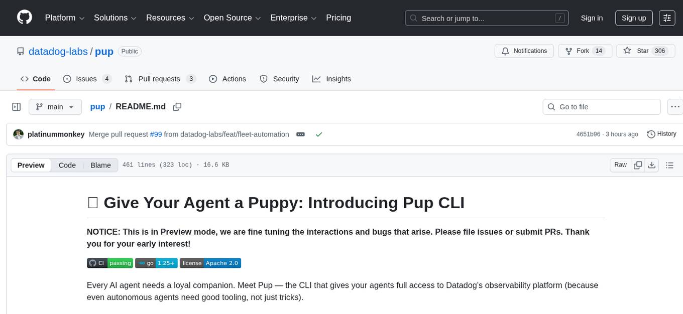 pup Screenshot
