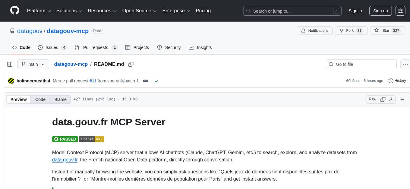 datagouv-mcp Screenshot