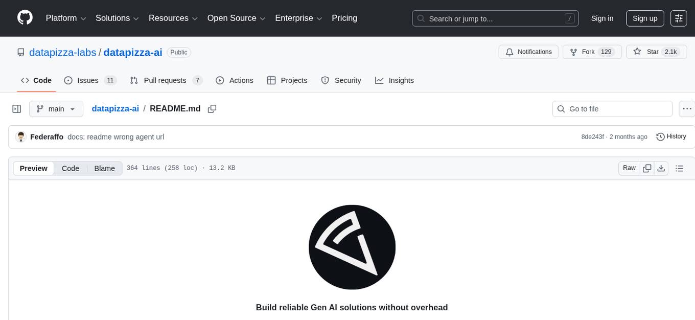 datapizza-ai Screenshot