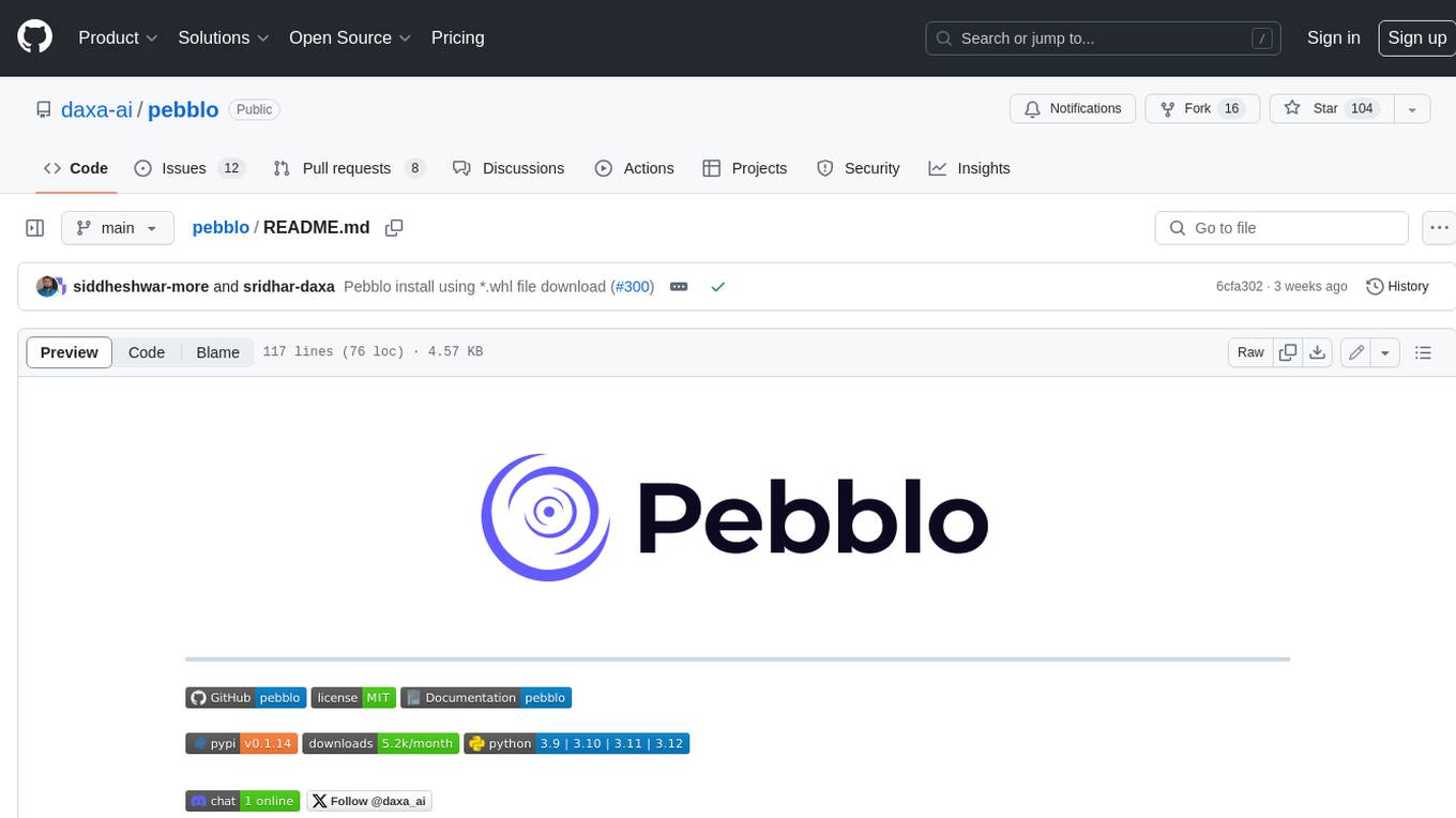 pebblo Screenshot