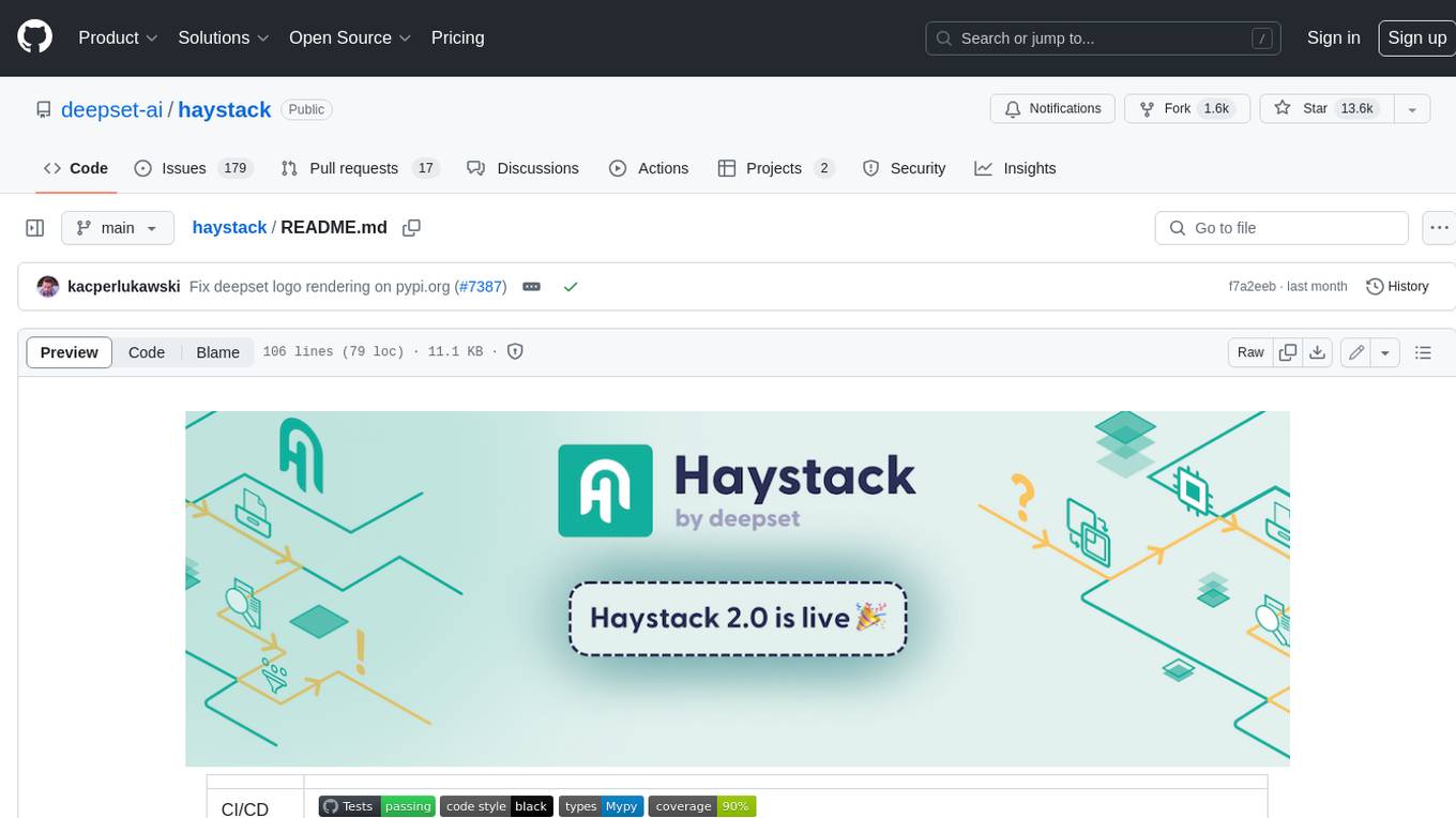 haystack Screenshot