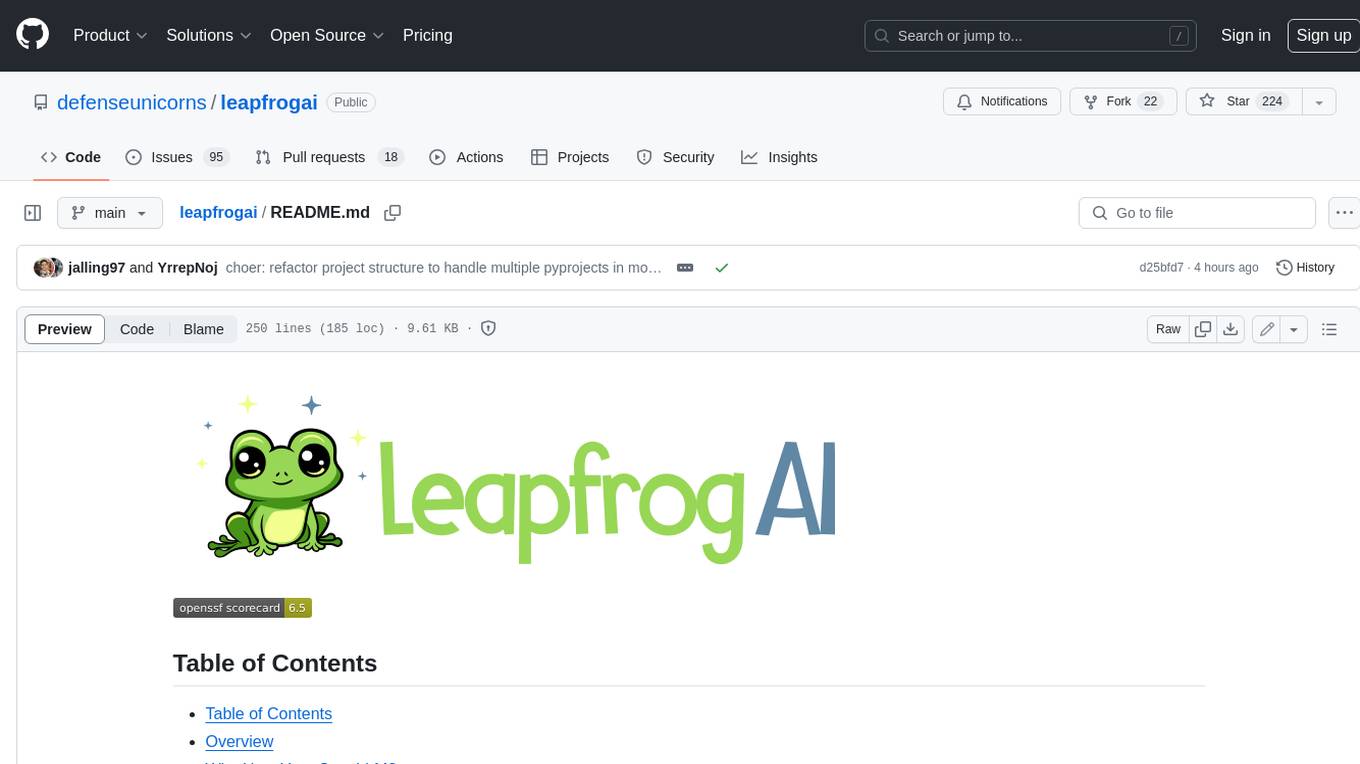 leapfrogai Screenshot