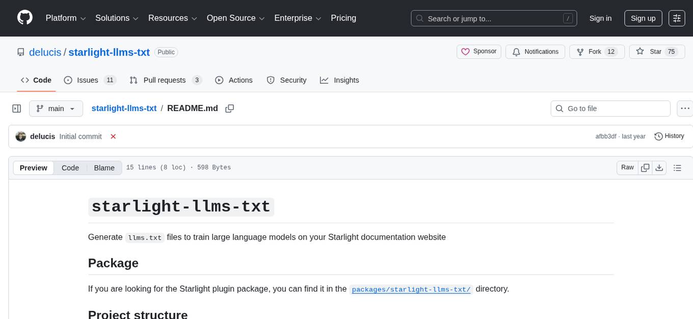 starlight-llms-txt Screenshot