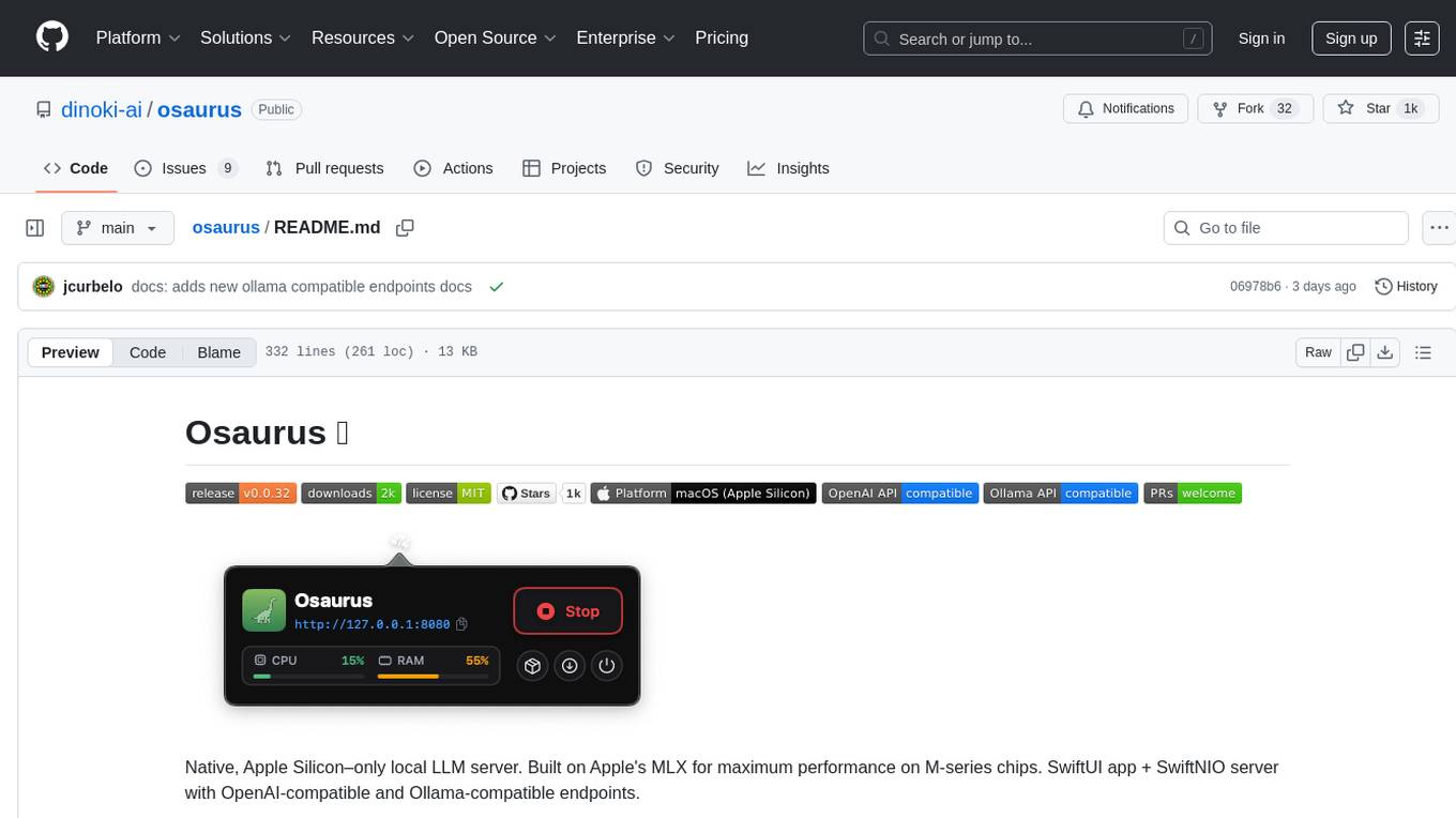 osaurus Screenshot