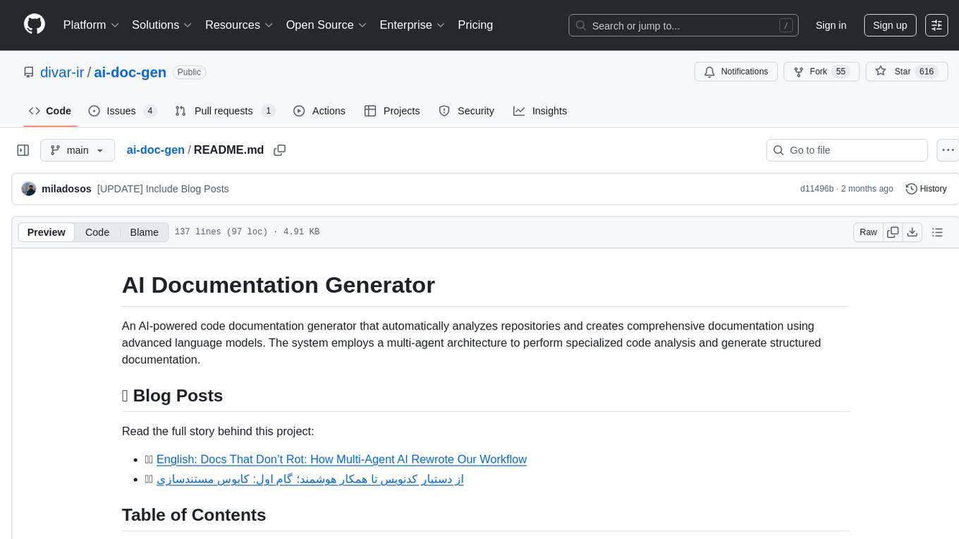 ai-doc-gen Screenshot