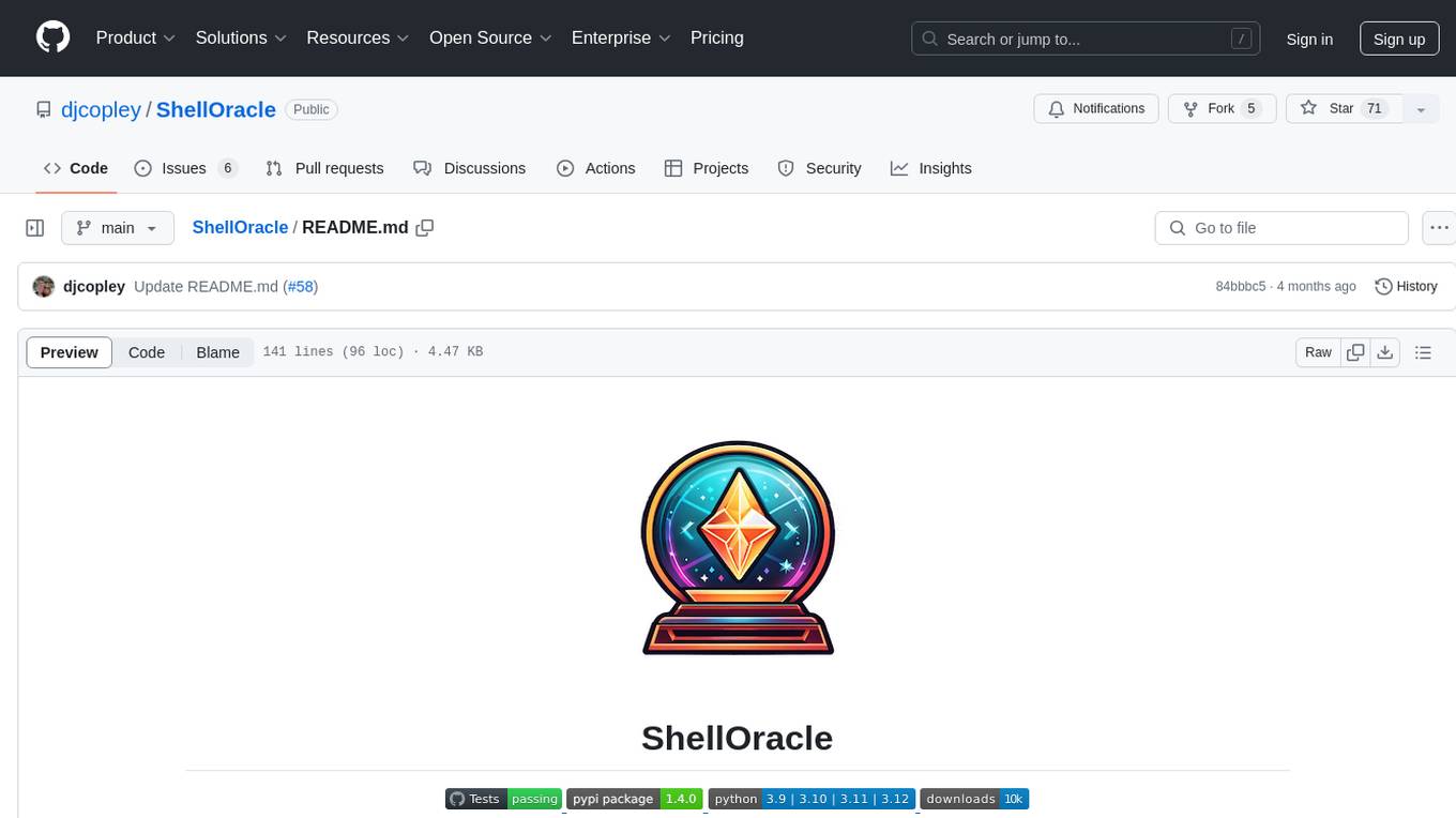 ShellOracle Screenshot