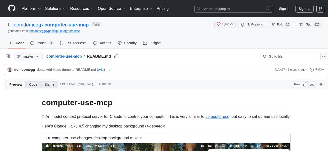 computer-use-mcp Screenshot