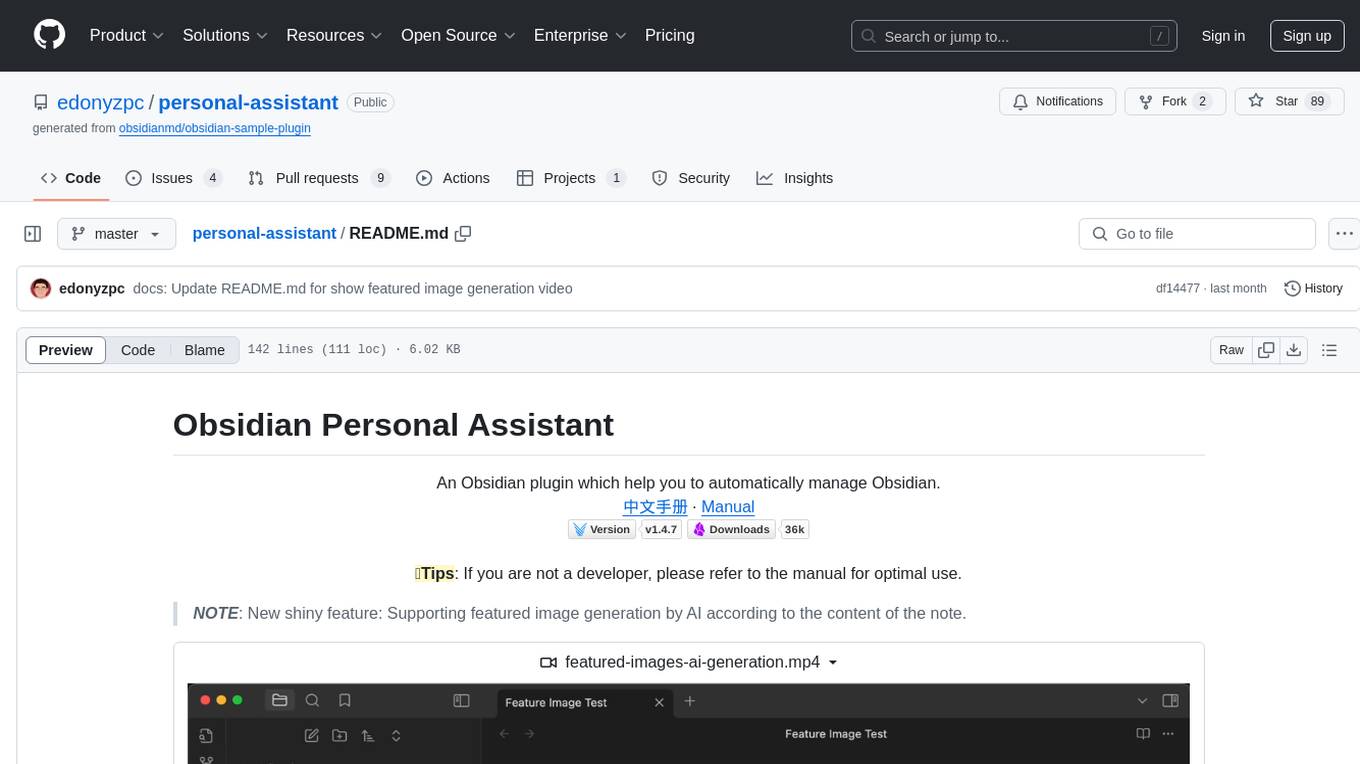 personal-assistant Screenshot