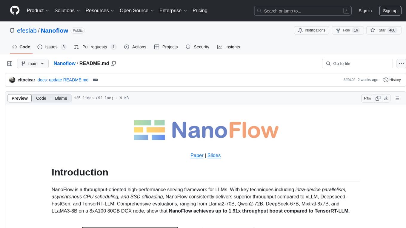 Nanoflow Screenshot