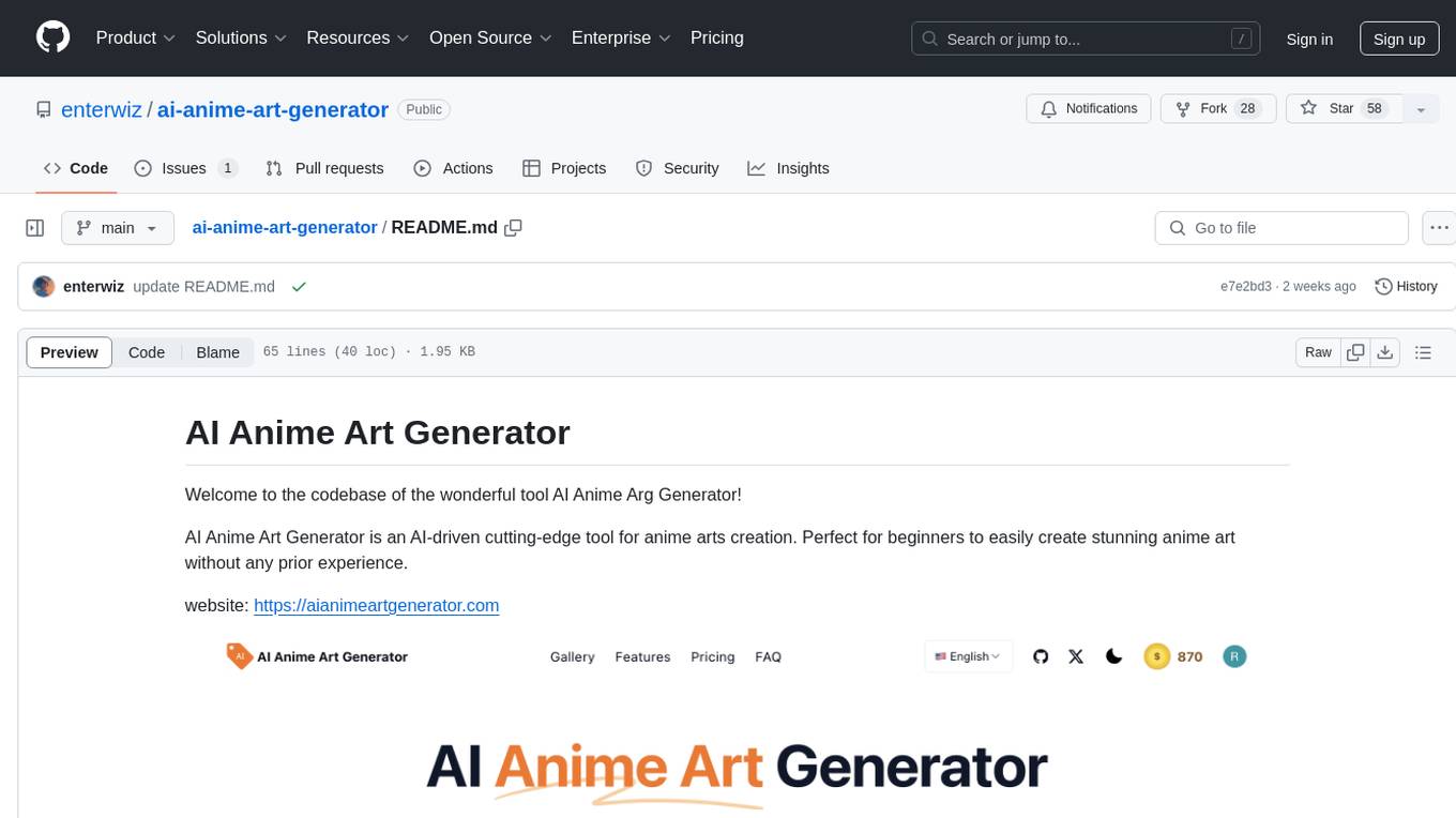 ai-anime-art-generator Screenshot