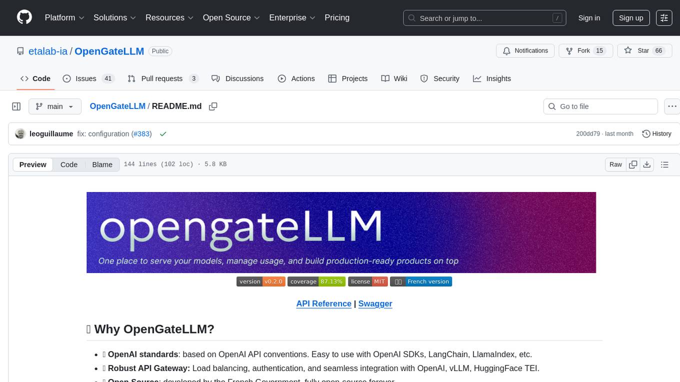 OpenGateLLM Screenshot