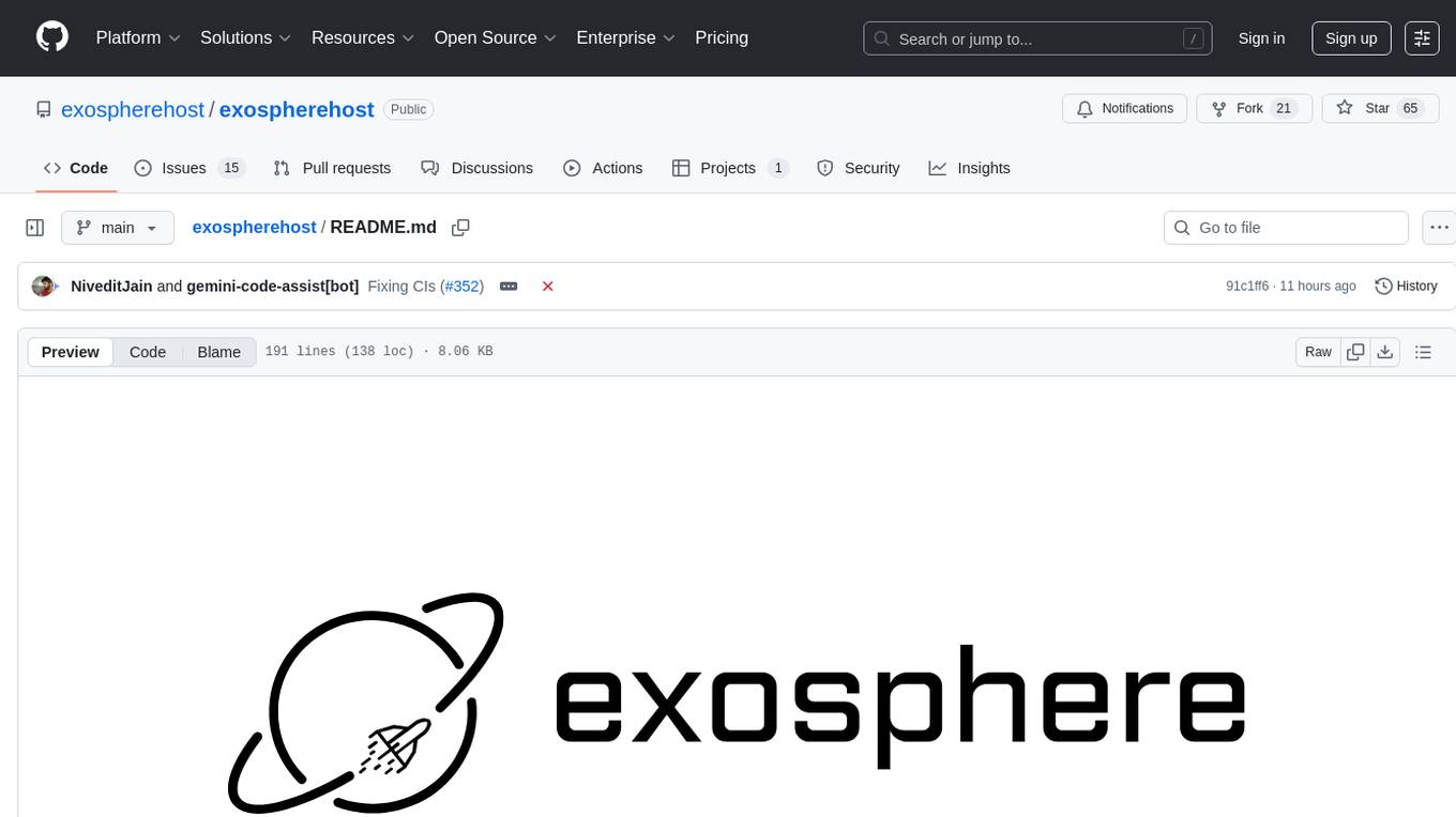 exospherehost Screenshot