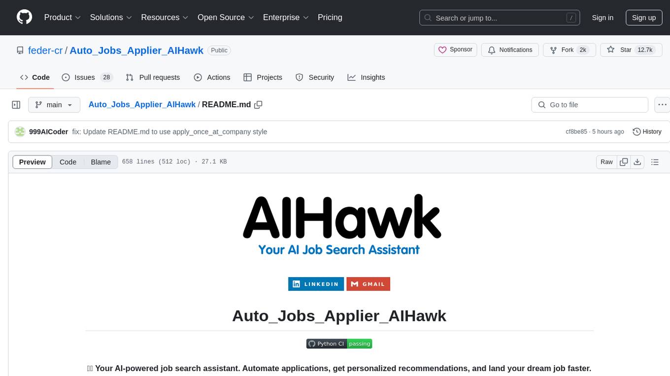 Auto_Jobs_Applier_AIHawk Screenshot