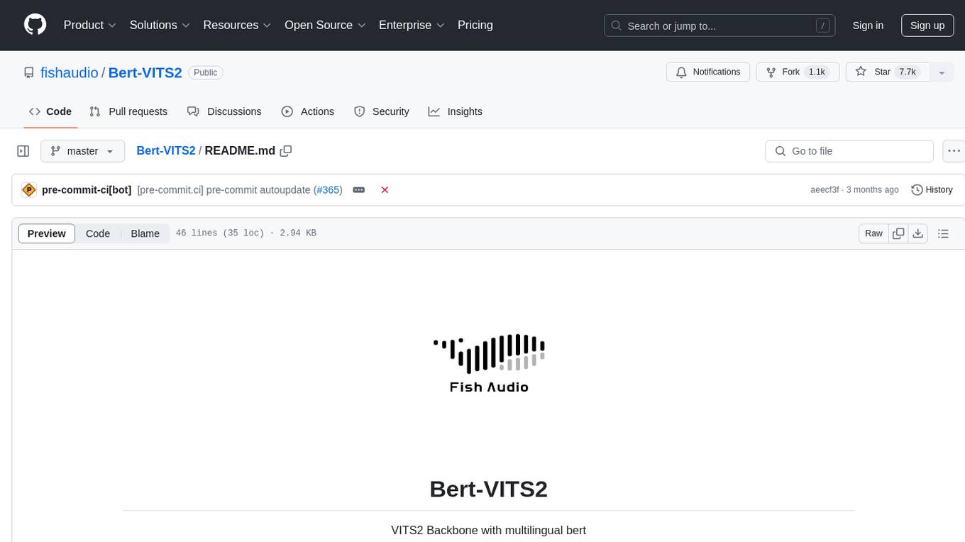 Bert-VITS2 Screenshot