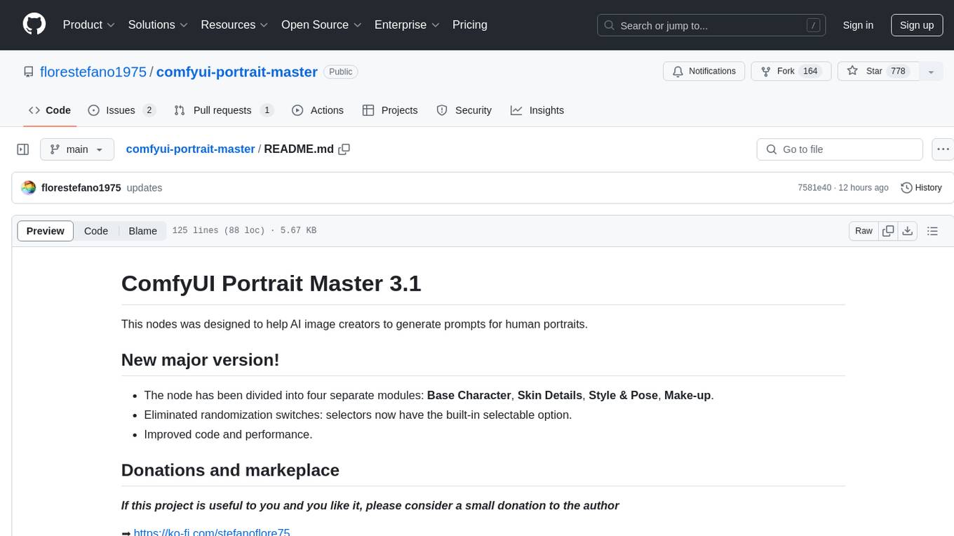 comfyui-portrait-master Screenshot