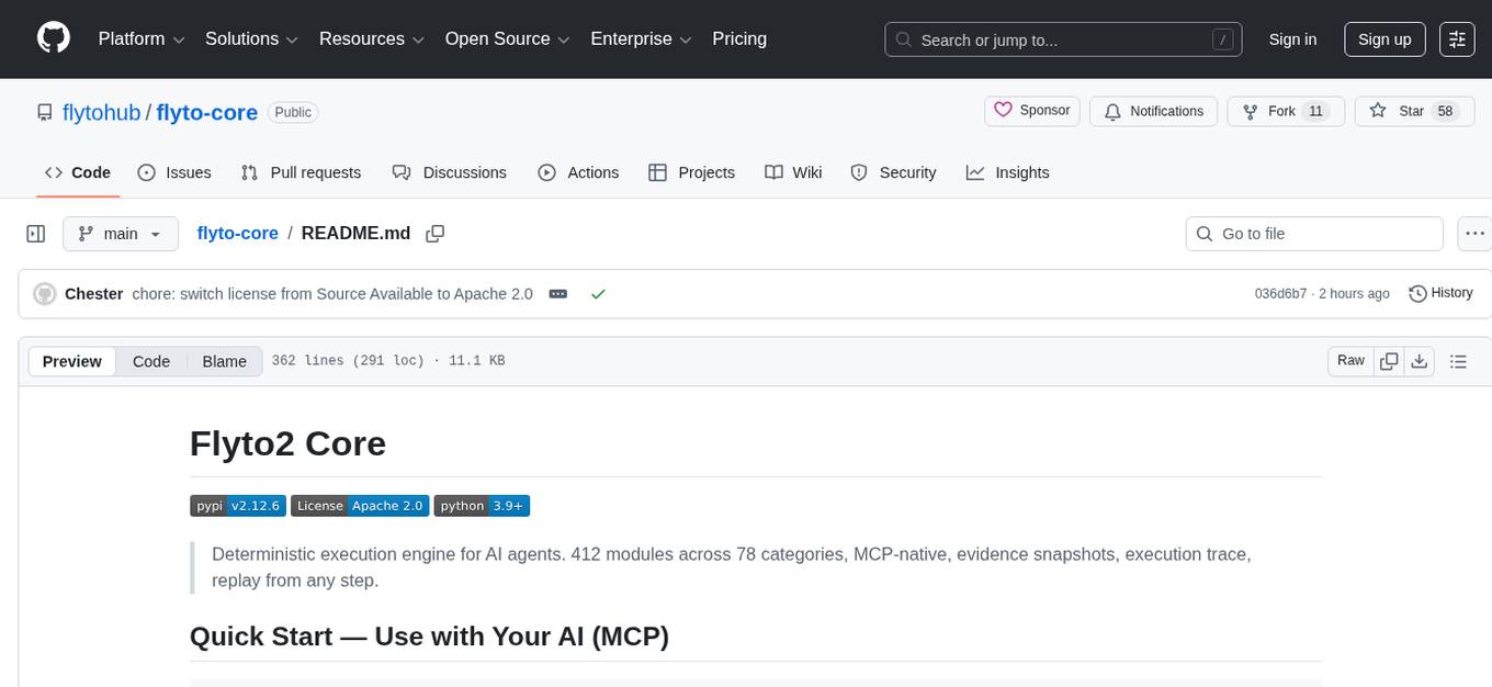 flyto-core Screenshot