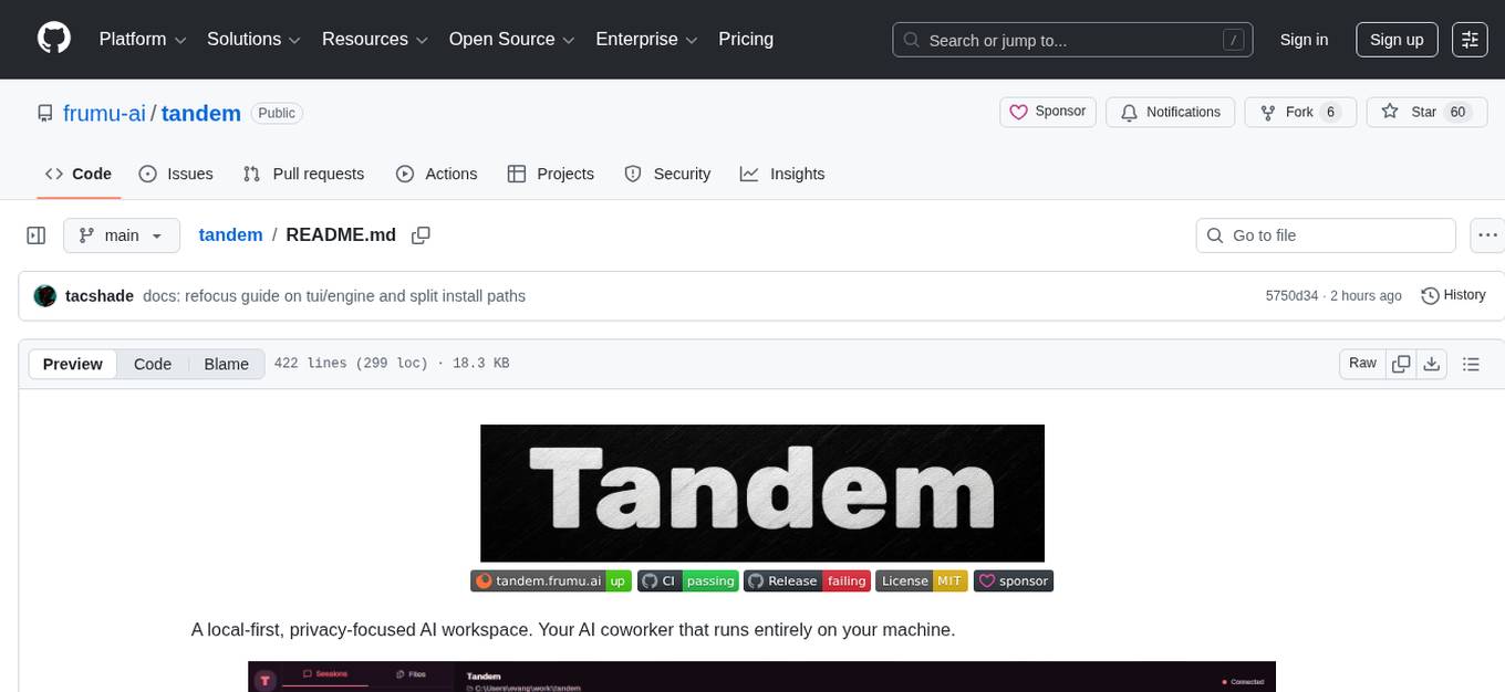 tandem Screenshot