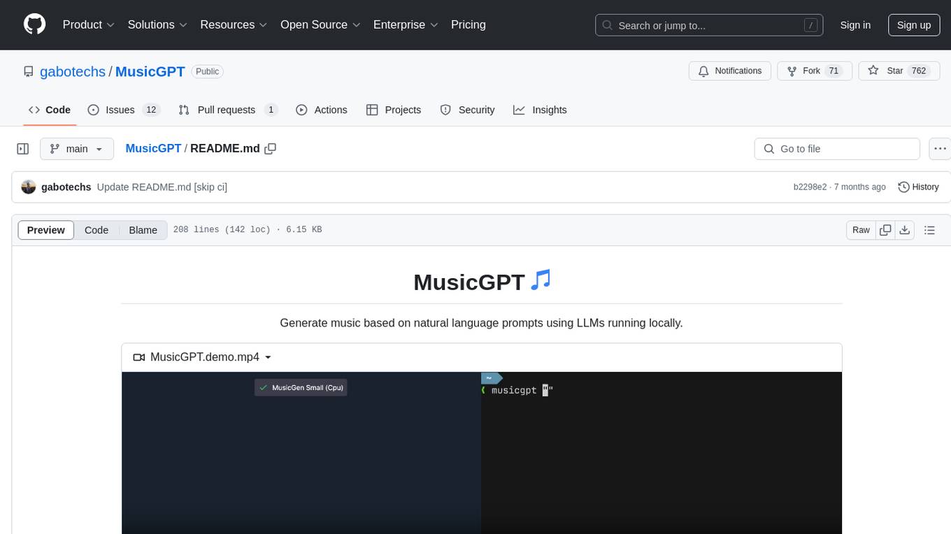 MusicGPT Screenshot