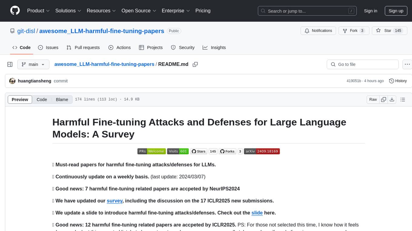 awesome_LLM-harmful-fine-tuning-papers Screenshot