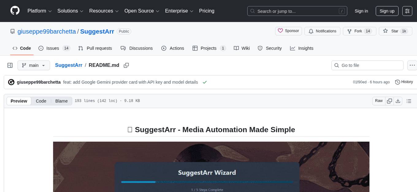 SuggestArr Screenshot