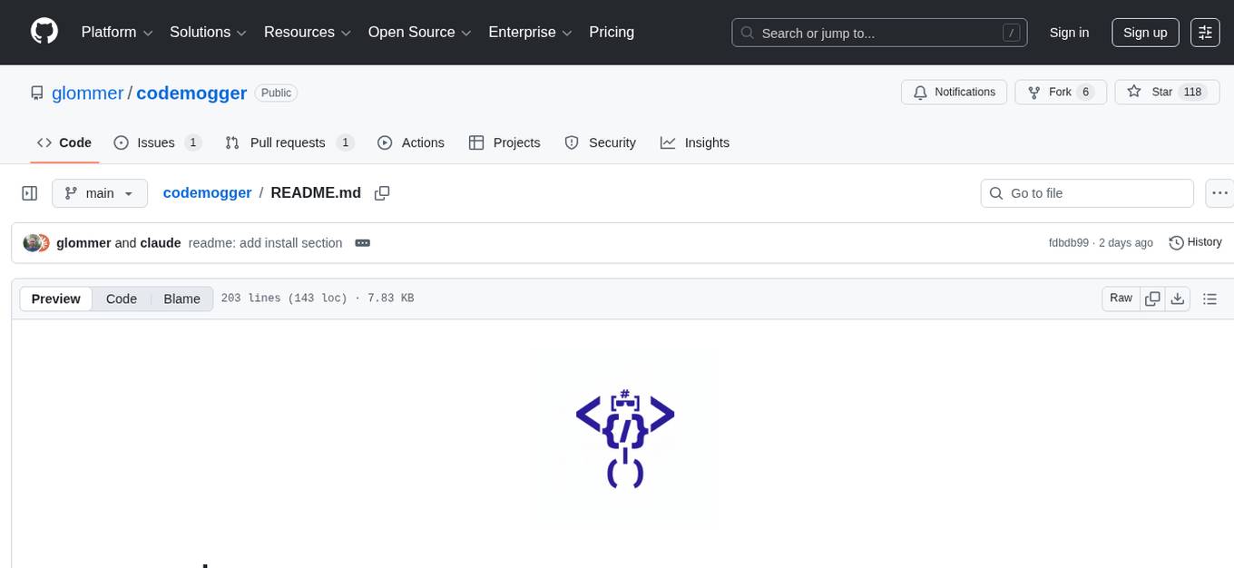 codemogger Screenshot