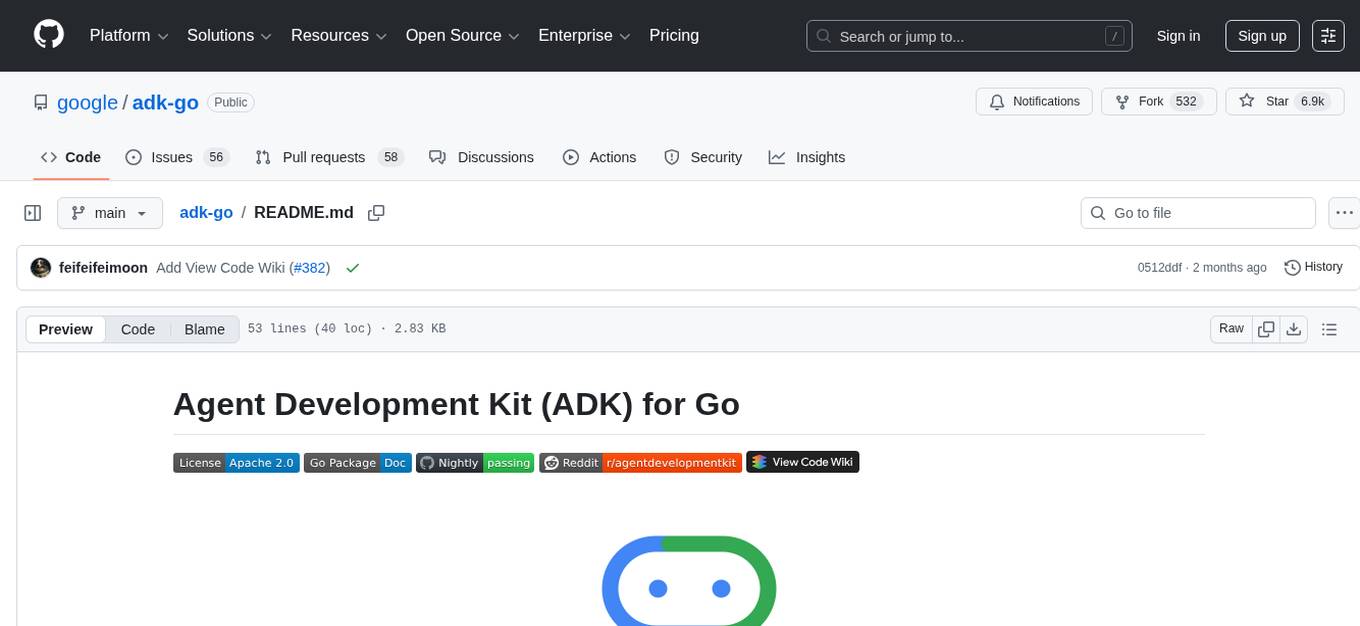 adk-go Screenshot