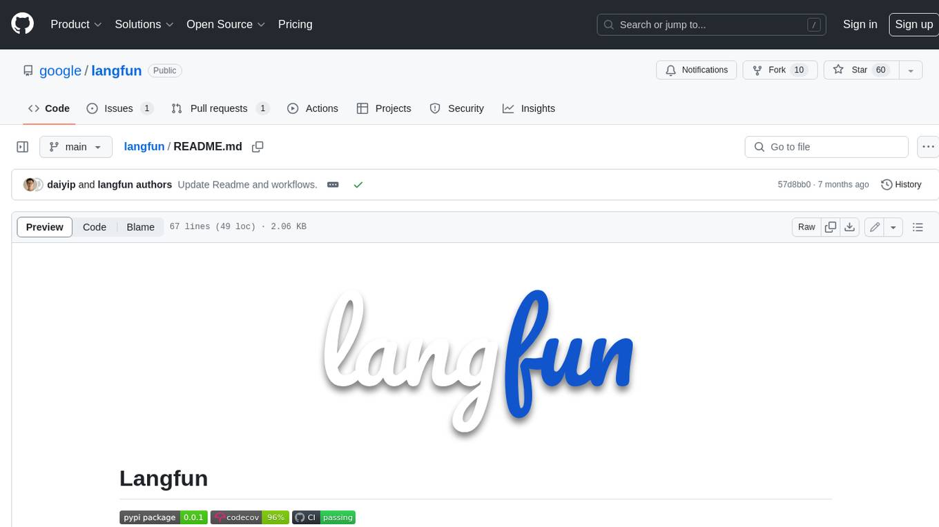 langfun Screenshot