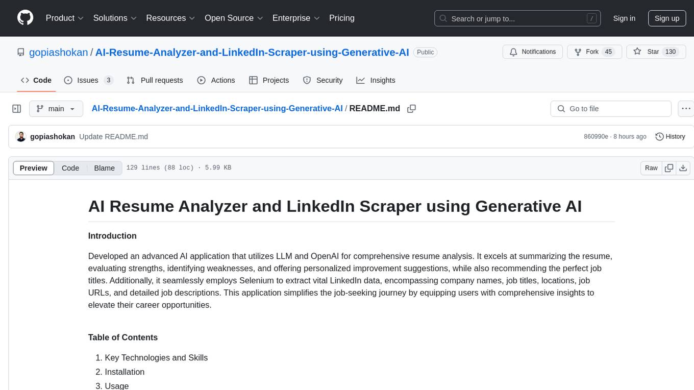 AI-Resume-Analyzer-and-LinkedIn-Scraper-using-Generative-AI Screenshot