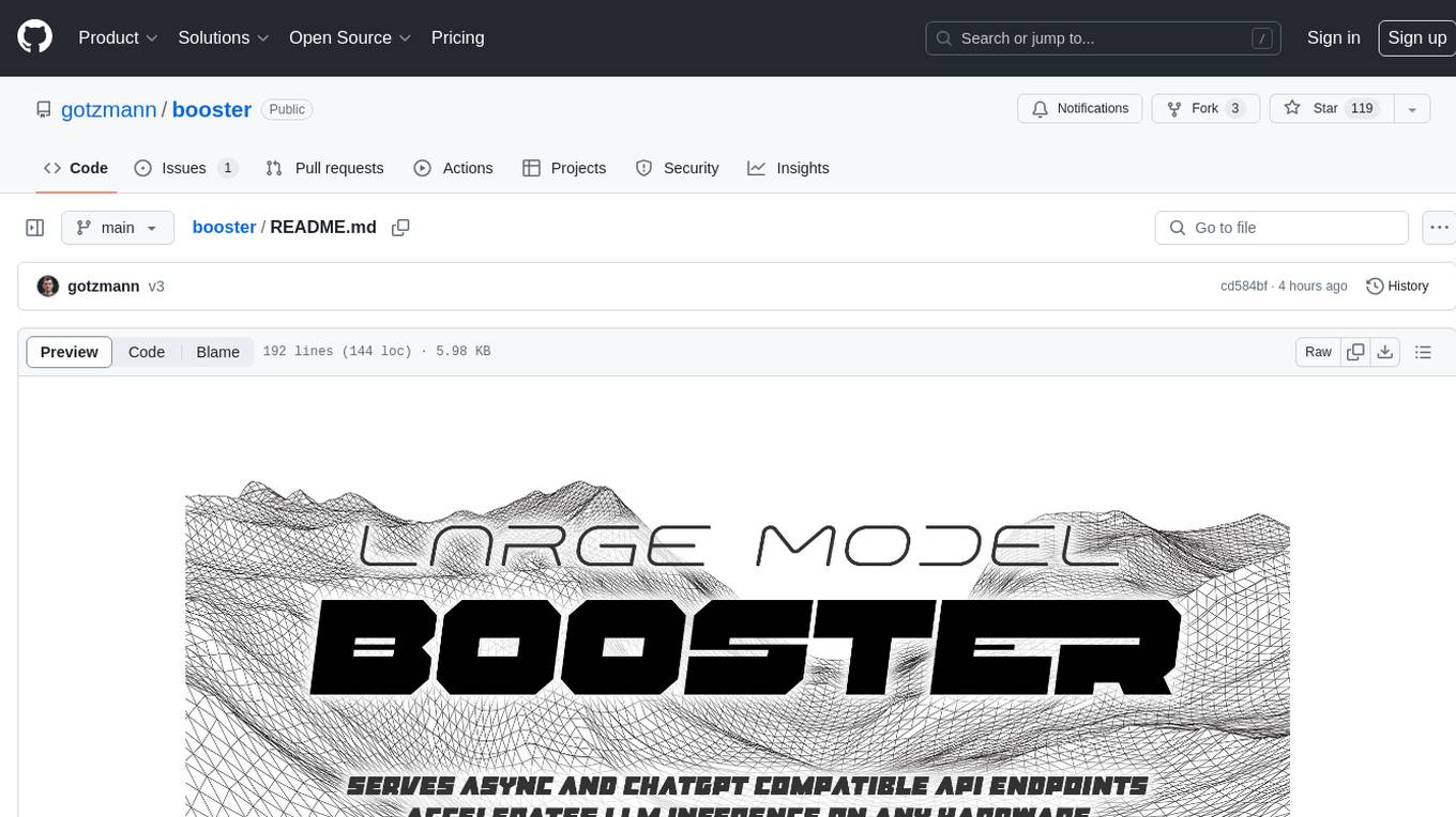 booster Screenshot