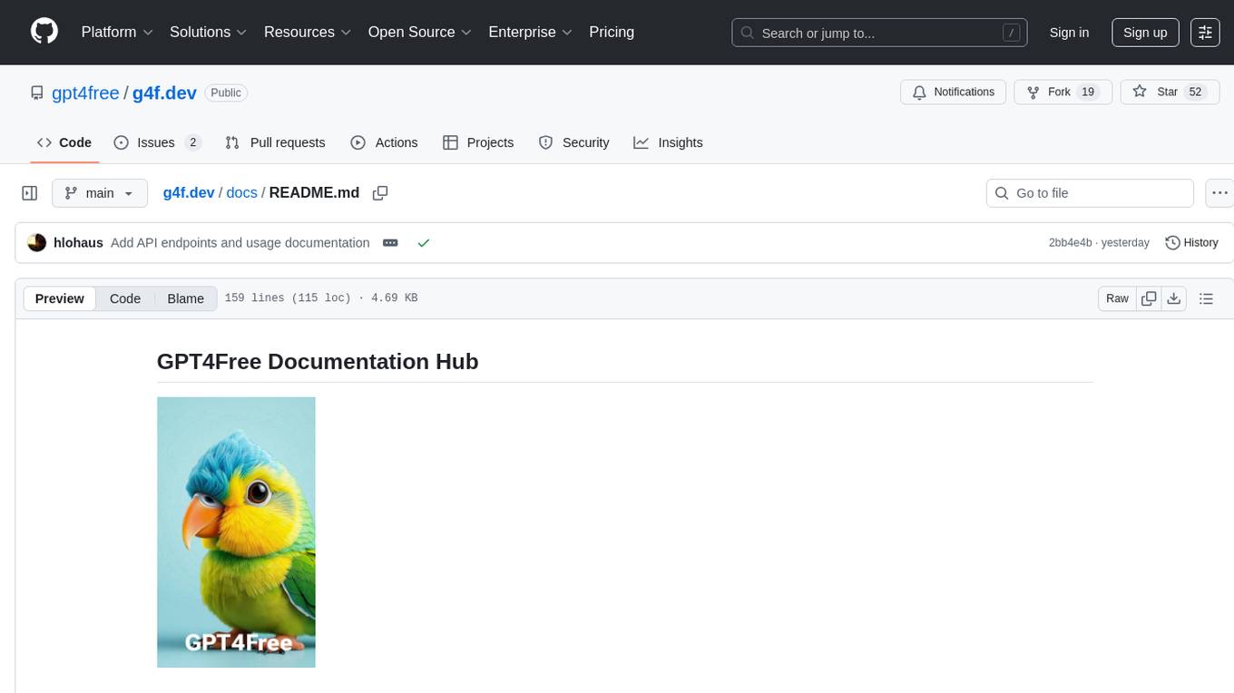 g4f.dev Screenshot