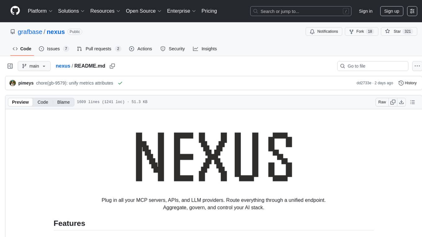 nexus Screenshot