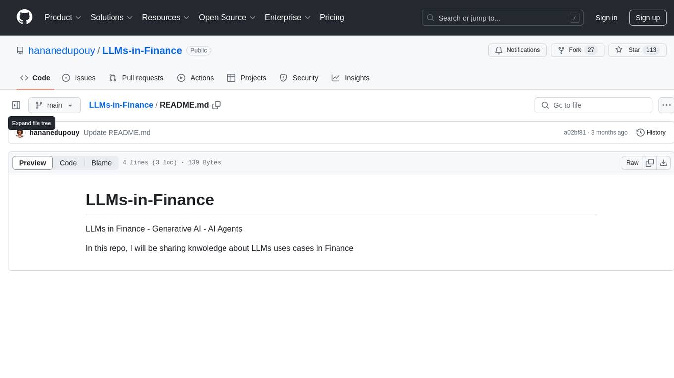 LLMs-in-Finance Screenshot