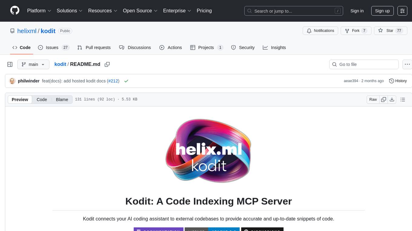 kodit Screenshot