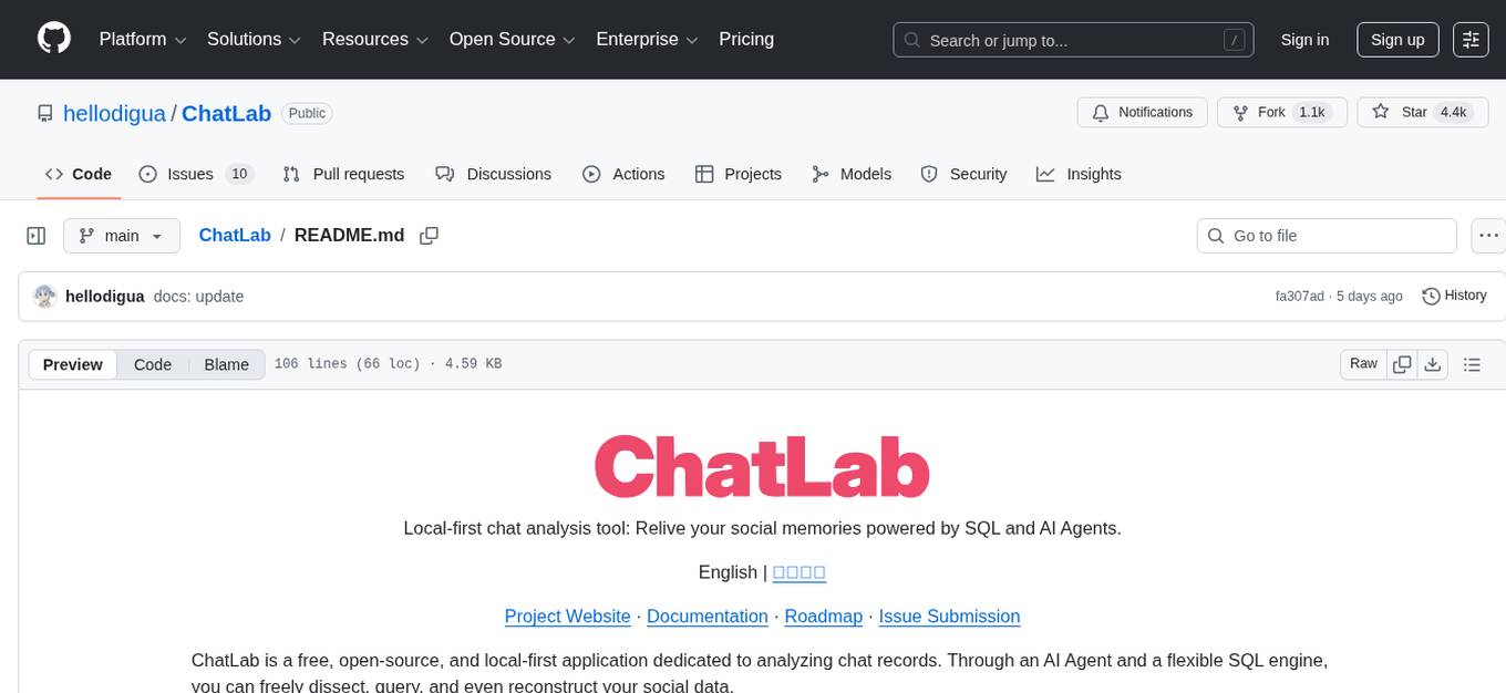 ChatLab Screenshot