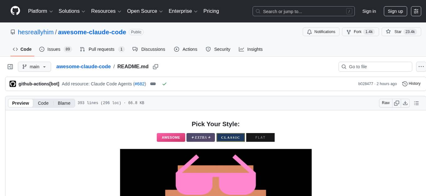 awesome-claude-code Screenshot