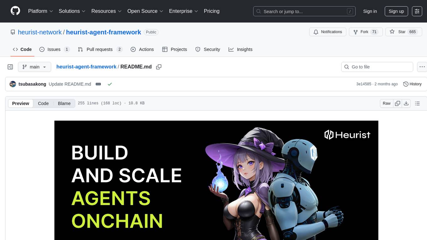 heurist-agent-framework Screenshot